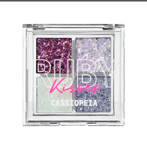 Ruby Kiss Glitter Gem Eye Shadow Palette #GGP03 Cassiopeia Eyeshadow Palette - Picture 10 of 13